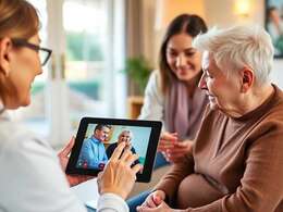 Helping residents video call family
